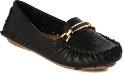 

Flat n Heels Loafers For Women(Black)