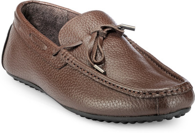 

Teakwood Slipons Loafers For Men(Brown