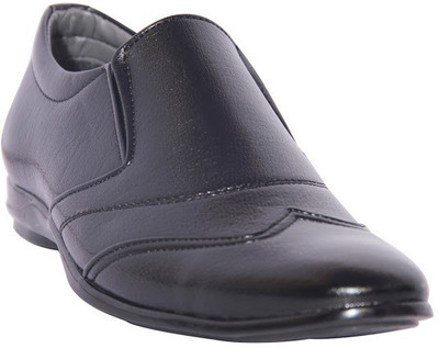 

Leather Chief Slip On For Men(Black