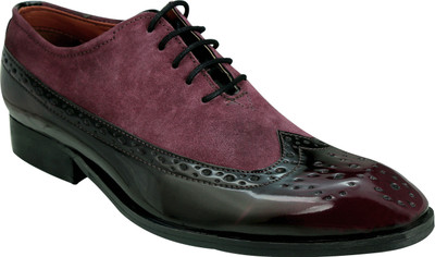 

Entice CHERRY OXFORD Corporate Casuals For Men(Brown, Burgundy, Maroon)