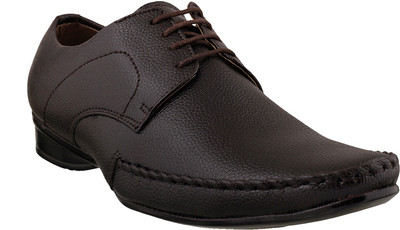 

MSL Men's Formals Derby Lace Up For Men(Brown, 12;brown