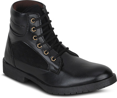 

Kielz Gents Footwear Boots For Men(Black