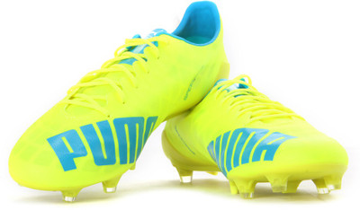 

Puma evoSPEED SL FG Men Football Studs For Men(Blue, Yellow, Safety yellow-atomic blue-white