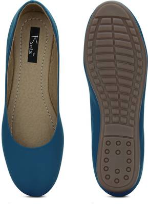 Kielz Flat Blue Comfort Bellies Slip On