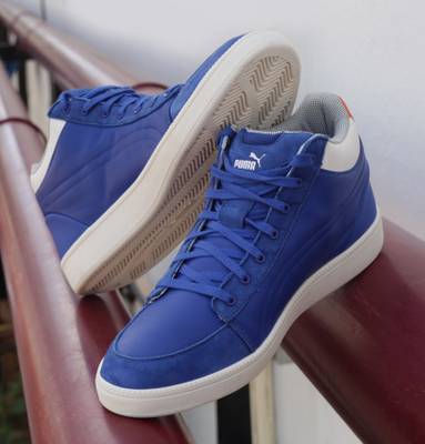 Puma MCQ SERVE MID Blue Sneakers