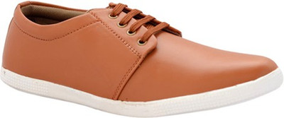 

Smoky Tan Plain Casuals Shoes For Men(Tan
