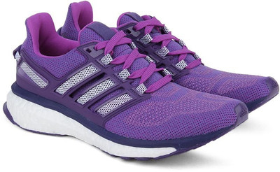 

ADIDAS ENERGY BOOST 3 W Running Shoes For Women(Purple, White, Shopur/ftwwht/unipur