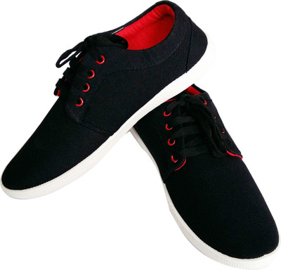 

Wood Craft Comfort Cotton Action Sneakers For Men(Black, Red, Black101
