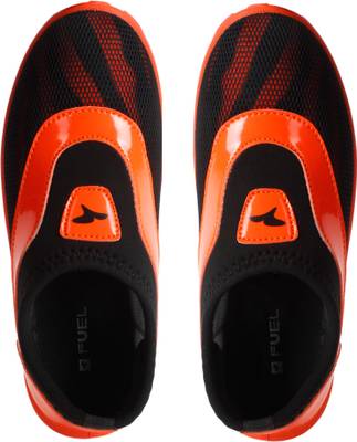 Fuel Women's Girls Orange Black Net Bellies, Casuals, Outdoors