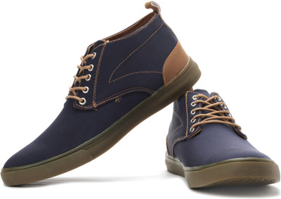 

Flippd Suede Leather Sneakers For Men(Navy, Brown