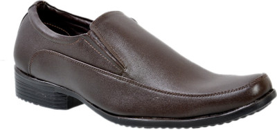 

Hirel's Brown Slip On Shoes For Men(Brown