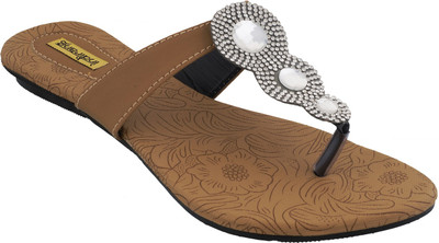 

Indirang Women Brown Flats