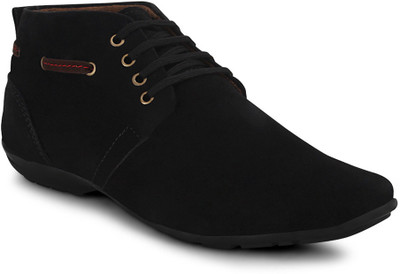 

Get Glamr Black Men's Casual Shoes For Men(Black)