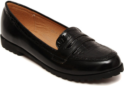 

Flat n Heels Loafers For Women(Black)