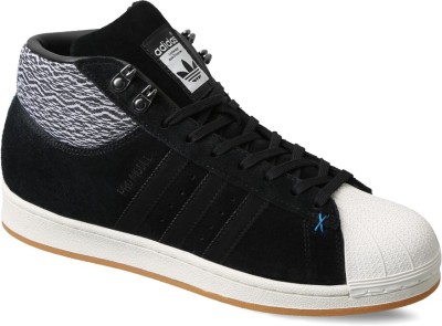 

ADIDAS ORIGINALS PRO MODEL BT Mid Ankle Sneakers For Men, Cblack/cblack/owhite