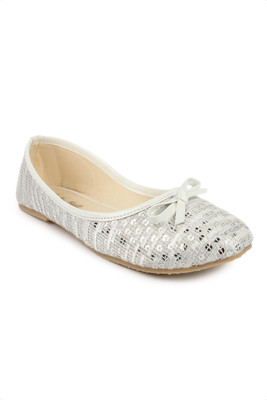 

CUTE FEET Cute Feet White Color Belly Bellies For Women(Silver