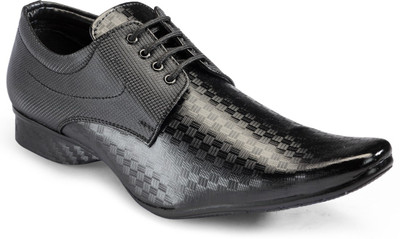

Footrest Lace Up Shoes For Men(Black