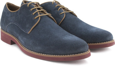 Arrow Men Genuine Leather Corporate Casuals For Men(Navy)