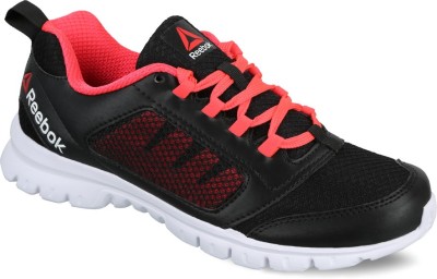 

REEBOK RUN STORMER Running Shoes For Women(Black, Black/neon cherry/white