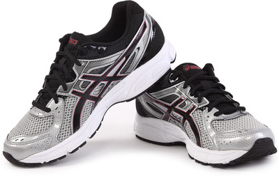 Asics �Gel-Contend 2� Men Running Shoes For Men(Black, Red, Silver, Lightning/black/red