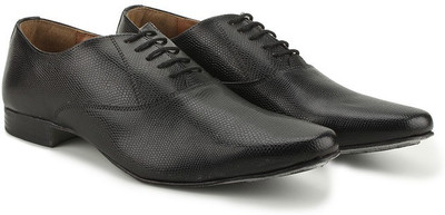 Knotty Derby Elphias Oxford Lace Up For Men(Black
