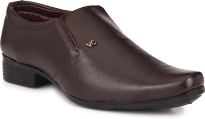 

Knoos Formal Shoes Slip On For Men(Brown