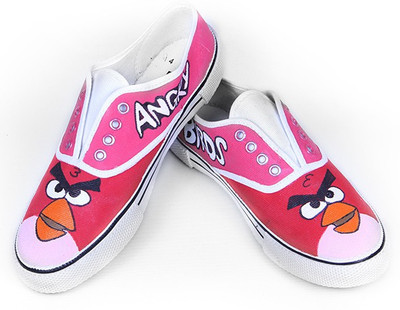 

F-Gali The Angry birds Low Top Canvas Shoes Canvas Shoes For Women(Multicolor