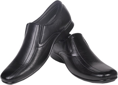 

Azzaro Black Slip On Shoes For Men(Black