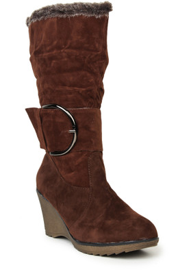 

Stylistry Maxis Brown Color Boots For Women(Brown