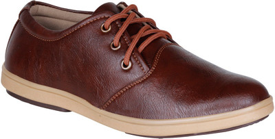 

Knot n Lace Elegant Corporate Casuals For Men(Brown