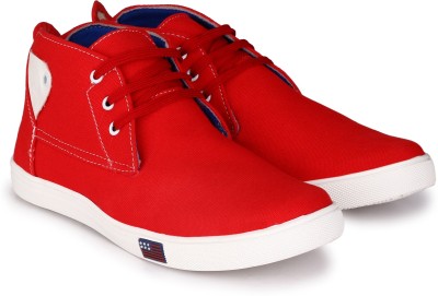 

Shoe Day Canvas Shoes For Men(Red