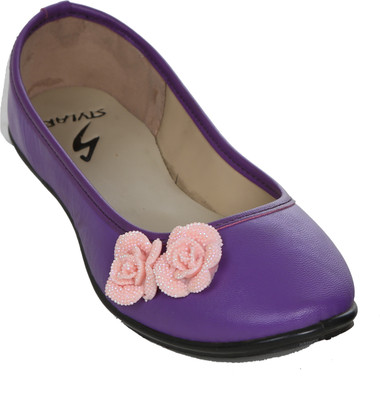 

Stylar Rose Bellies For Women(Purple