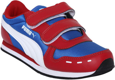 

Puma Boys, White-crimson-nautical blue-dark shadow