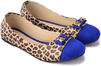 

Myra Leopard Print Bellies For Women(Blue)