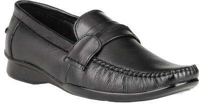 

LeatherKraft Men's Formal Slip On Shoes For Men(Black