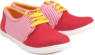 

Bare Soles Bare Soles Stripe Shoes Sneakers For Women(Red