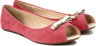 

Solovoga Mebowed Bellies For Women(Pink, Beige