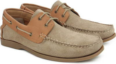 

Ruosh Boat Shoes For Men(Tan, Tan/light brown