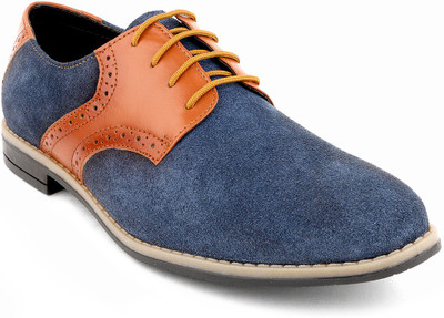 

Escaro Suede Lace Up For Men(Blue