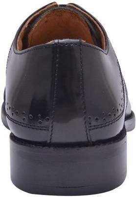 Hirel's Geniune Leather Cap Toe Derby Brogue Lace Up