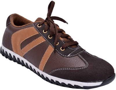 

John Karsun Leather Zone Casual Shoes For Men(Brown