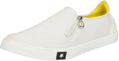 

FAUSTO Trendy Canvas Shoes For Men(White