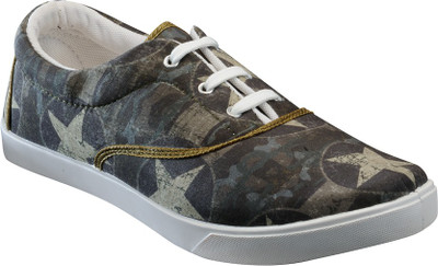

Juan David Canvas Shoes For Men(Brown)