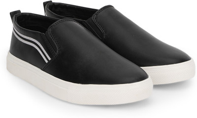 

Chemistry Elastic Rim Sneakers For Women(Black