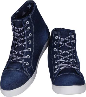 Kraasa Premium Denim Sneakers, Boots