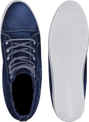 Kraasa Premium Denim Sneakers, Boots