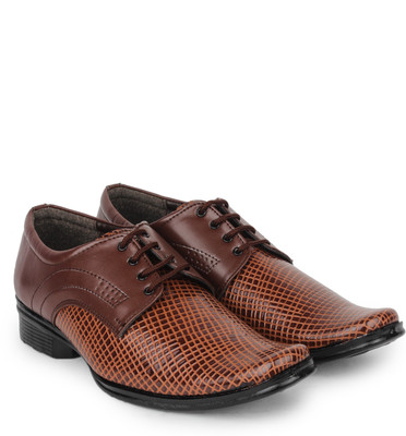 

Beonza Lace Up Shoes For Men(Brown)