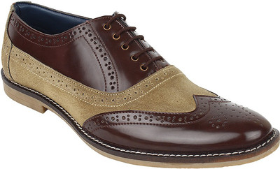 

Guava Lace Up Shoes For Men(Brown, Tan, 03;brown