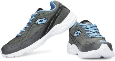 

Lotto Rapid Running Shoes For Men(Grey, Olive, Grey;t.blue