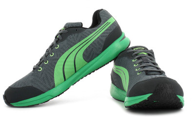 

Puma Austin Running Shoes For Men(Grey, Turbulence;fluo green